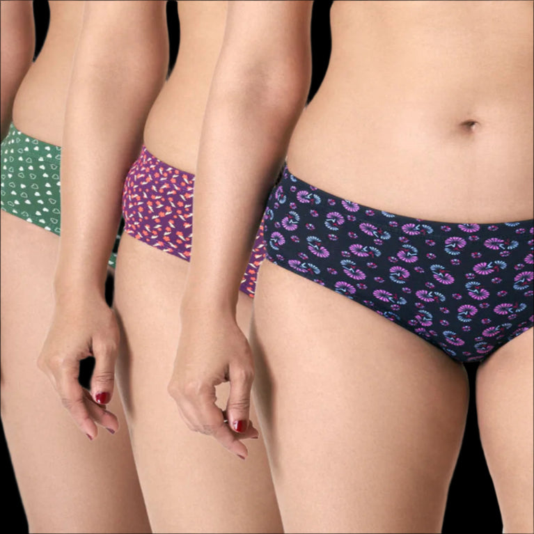 Inner Elastic Printed Panties