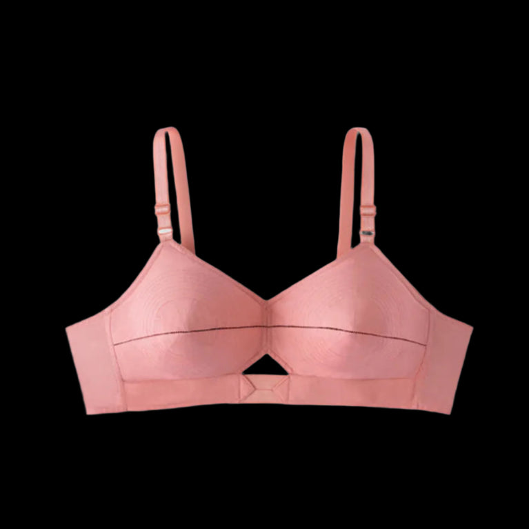 Round Stich Single Layered Cotton Bra