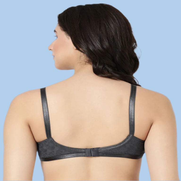 Double Layered Hakoba Material Bra