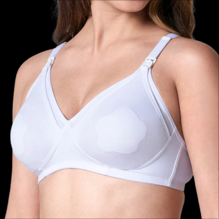 Cotton Nursing Bra  With Nipple Concealer- Mother Hood