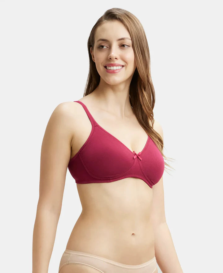 JOCKEY Seamless Wirefree Non-Padded Bra with Secret Shaper Panel (1722)