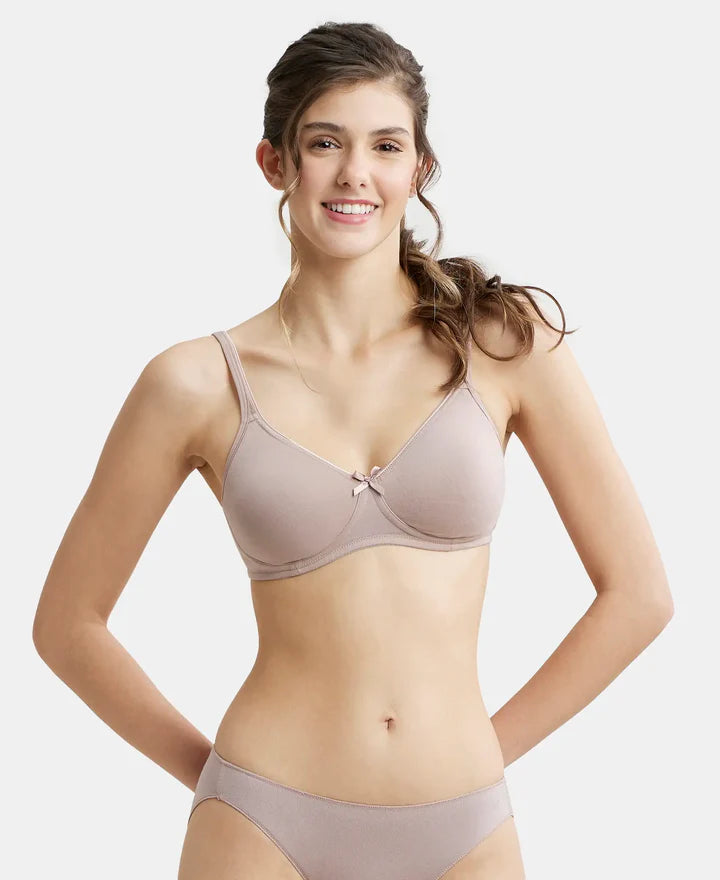 JOCKEY Seamless Wirefree Non-Padded Bra with Secret Shaper Panel (1722)