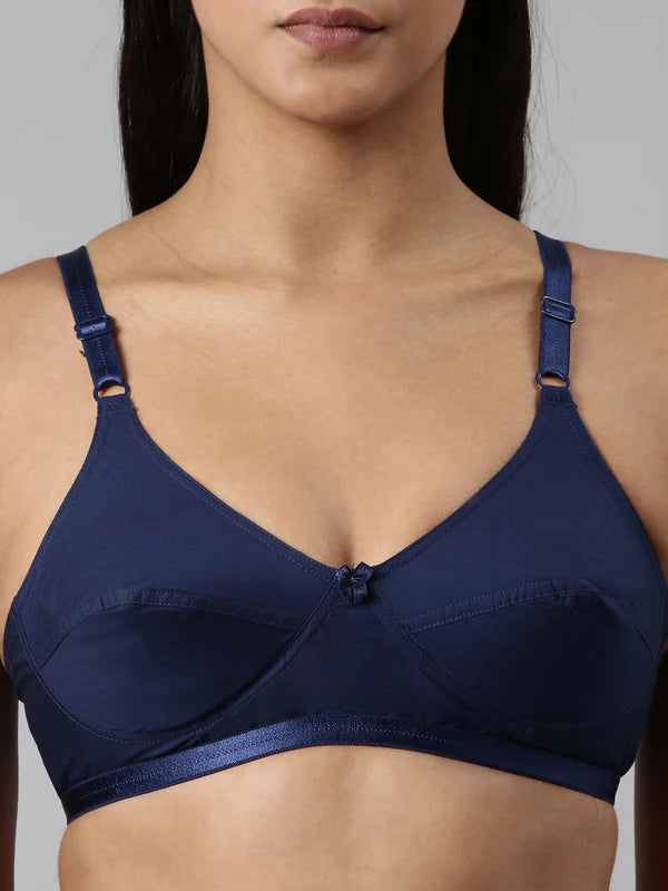 Cotton Double Layered Full Coverage Bra - A-6