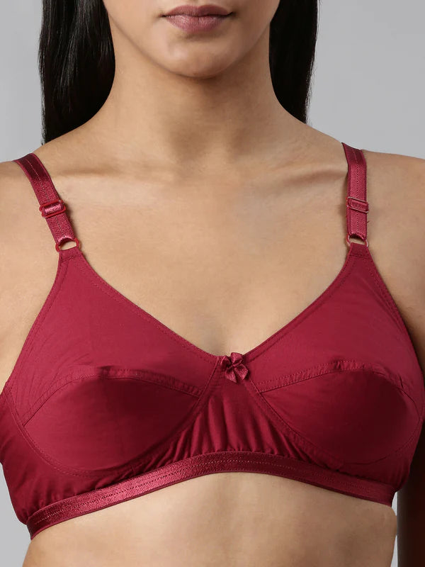 Cotton Double Layered Full Coverage Bra - A-6