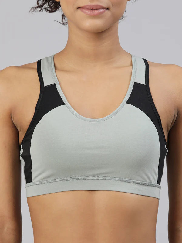 Medium Impact Sports Bra with Removable Pad - Workout Bra