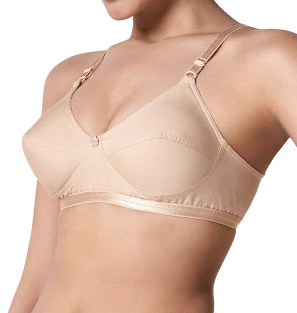 Cotton Double Layered Full Coverage Bra - A-6