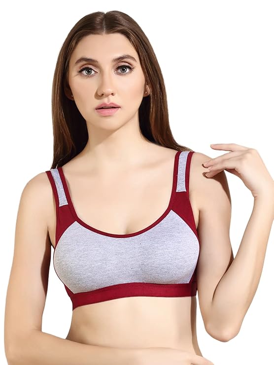 Seamless Active Cotton Womens Sports Bra