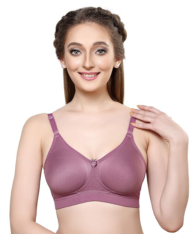 LIBRA Women's Lightly Padded Spacer Cub Bra-Bloom