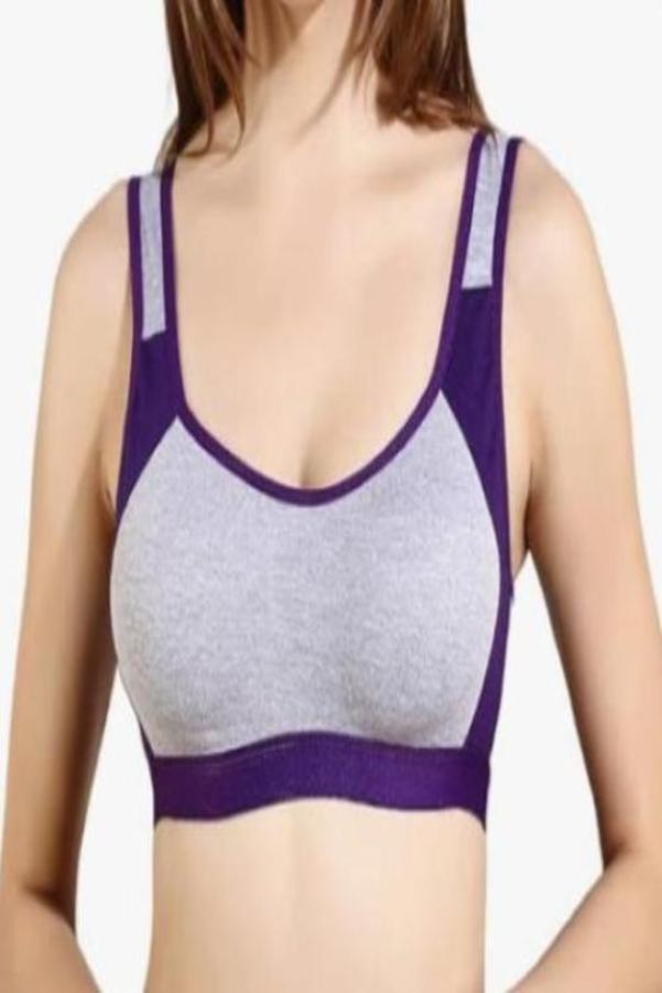 Seamless Active Cotton Womens Sports Bra