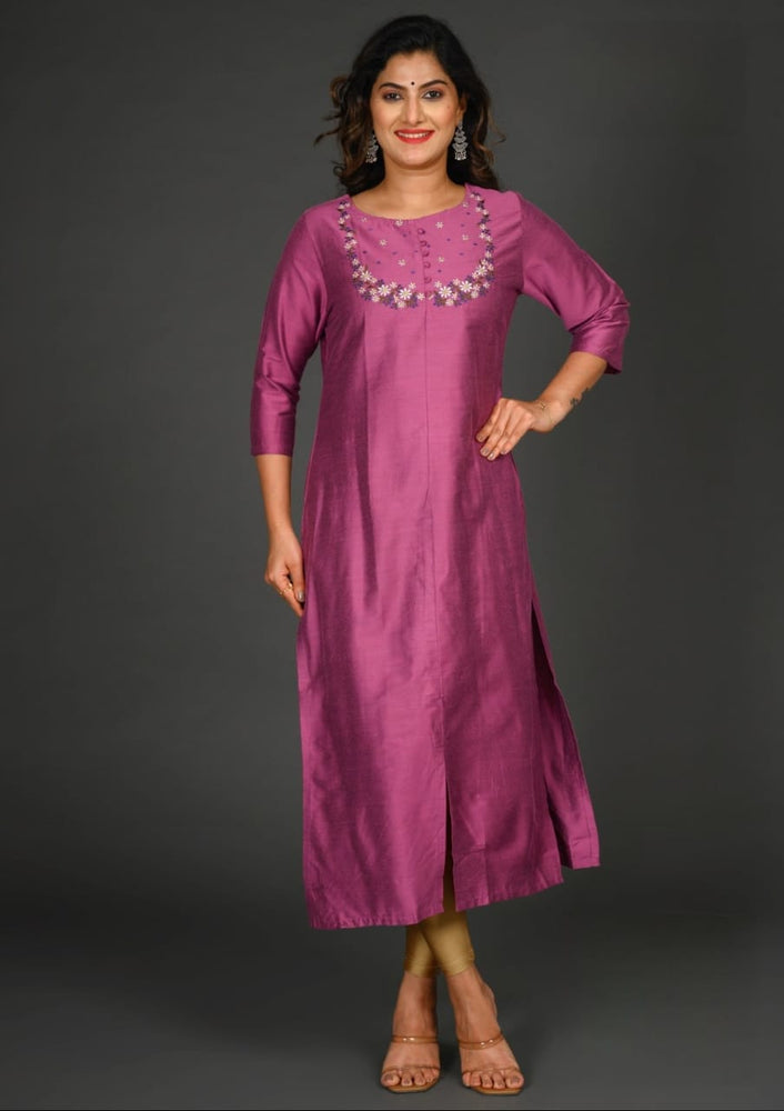 Pretty Pink Elegant Kurta