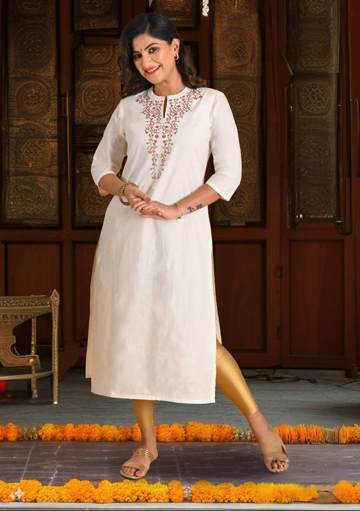 Embroidery Kerala Cotton Kurta