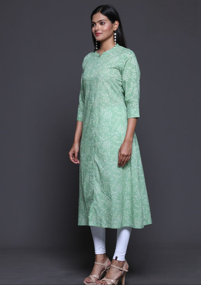 Emerald Elegant Printed Kurta