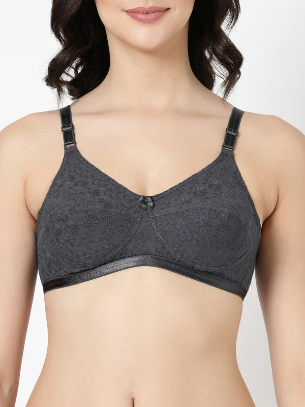 Double Layered Hakoba Material Bra - Trust Me