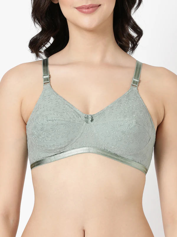 Double Layered Hakoba Material Bra - Trust Me