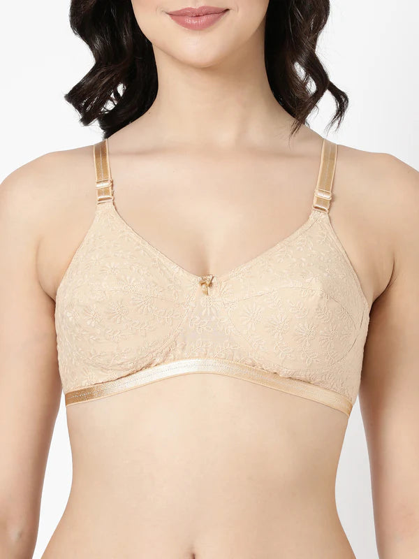 Double Layered Hakoba Material Bra - Trust Me