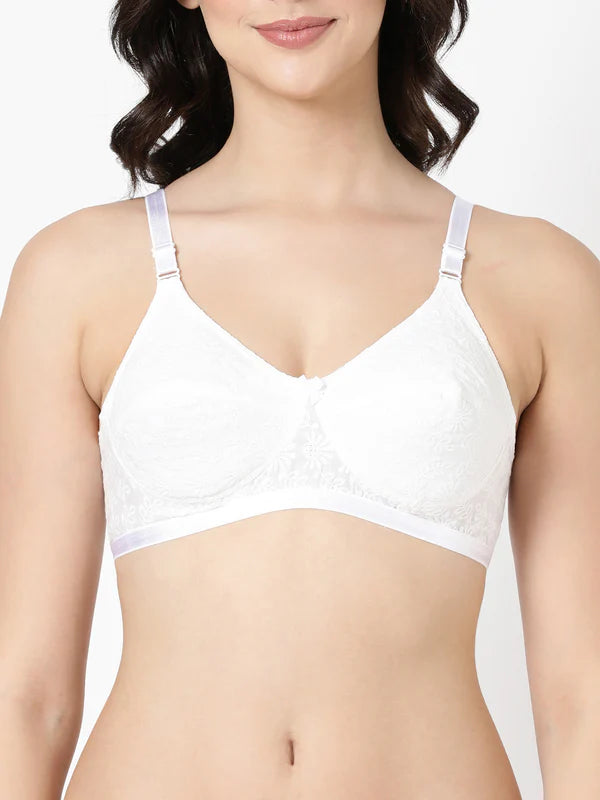 Double Layered Hakoba Material Bra - Trust Me