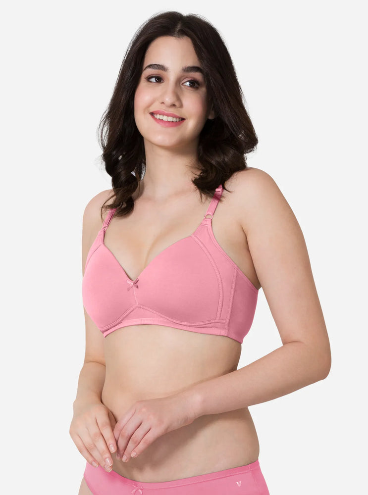 Padded side support bra