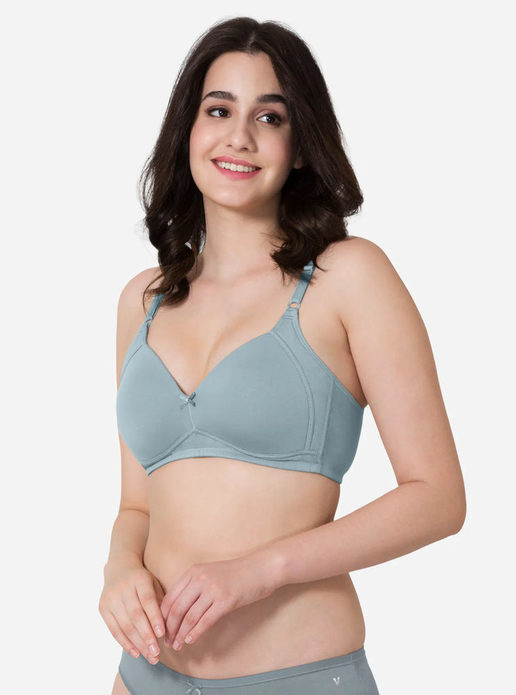 Padded side support bra